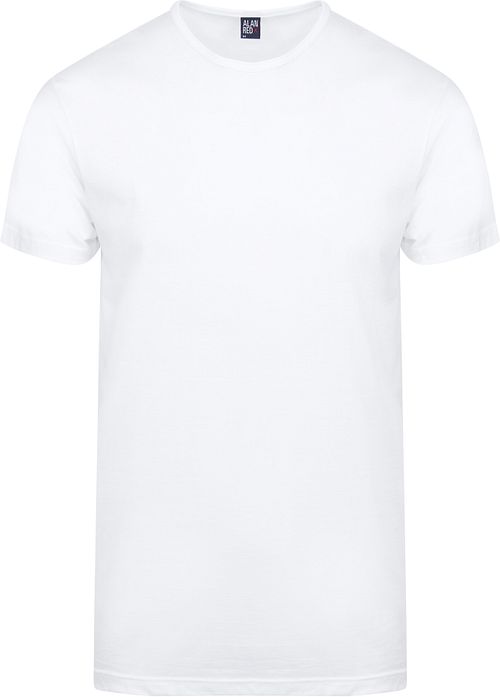 Alan Red Derby T-Shirts extra largos blancos (pack de 2) Product