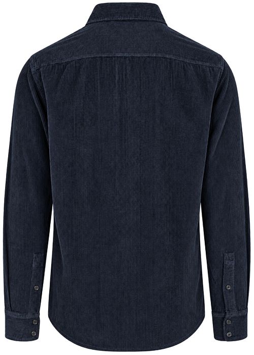 BOSS Relegant Skjorte Corduroy Navy Product / Achterkant