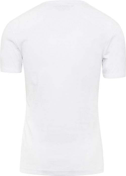 Garage Basic Hvit Rund Hals Product / Achterkant