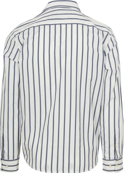 Marc O'Polo Shirt Rayé Bleu Product / Achterkant