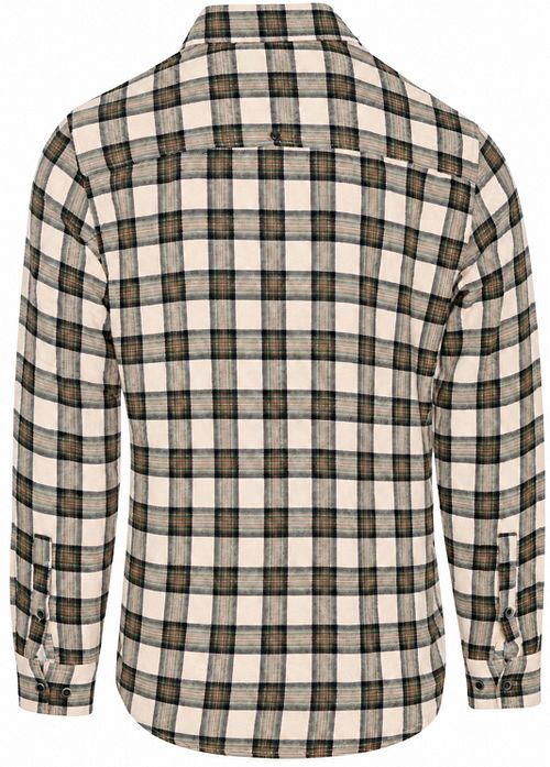No Excess Skjorte Yarn Dyed Check Beige Product / Achterkant