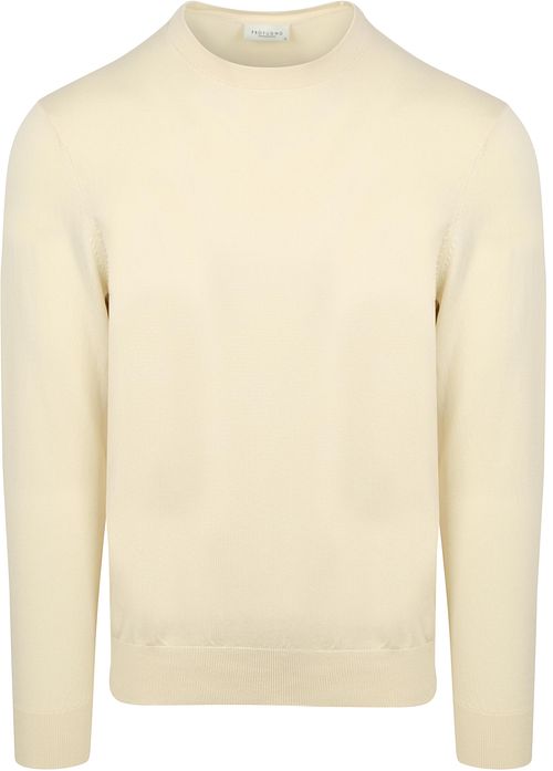 Profuomo luksusowy sweter w kolorze off-white Product