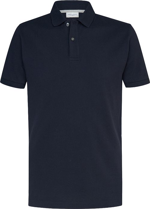 Profuomo Piqué Poloshirt Navy Product