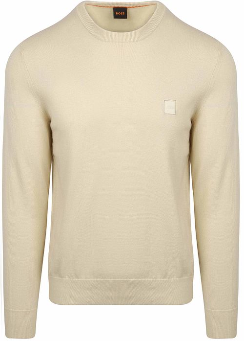 Pullover BOSS Kanovano bianco sporco Product