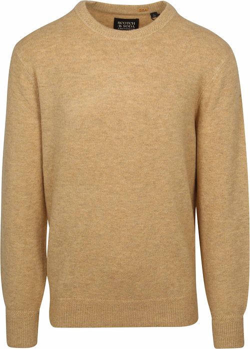 Scotch and Soda Miękki dzianinowy pullover beżowy Product