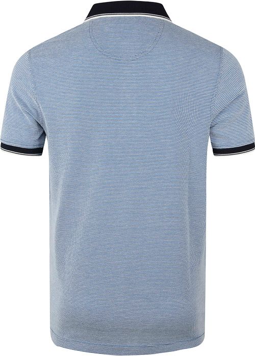 Suitable Oxford polo blå Product / Achterkant