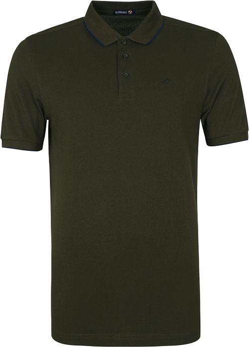 Suitable Poloshirt Tip Ferry Olive Grün Product