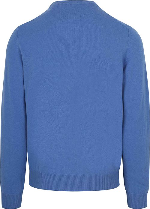 Sweter GANT z wełny jagnięcej w kolorze średniego błękitu Product / Achterkant