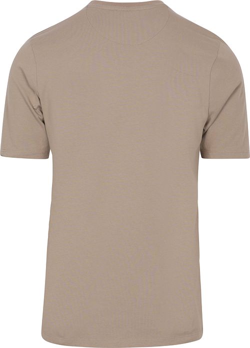 T-shirt Suitable Respect Tim w kolorze taupe Product / Achterkant
