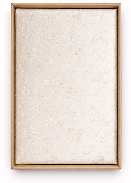 Suitable Silk Pocket Square Flower Off White Product