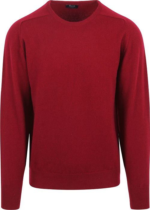 William Lockie Pullover O-neck Lambswool Dubonnet Product