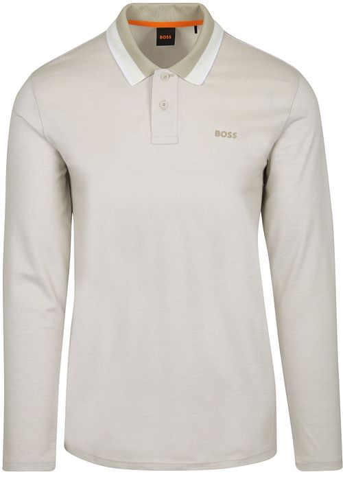 BOSS Peoxfordlong Polo Shirt Beige Product