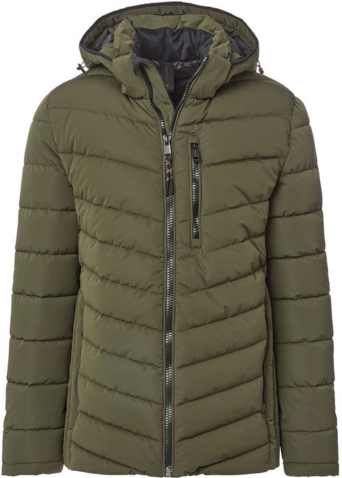 Casa Moda Veste Hooded Puffer Vert Olive Product