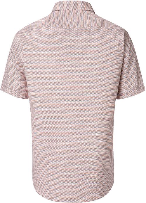 CASAMODA Camicia a maniche corte stampata arancione Product / Achterkant