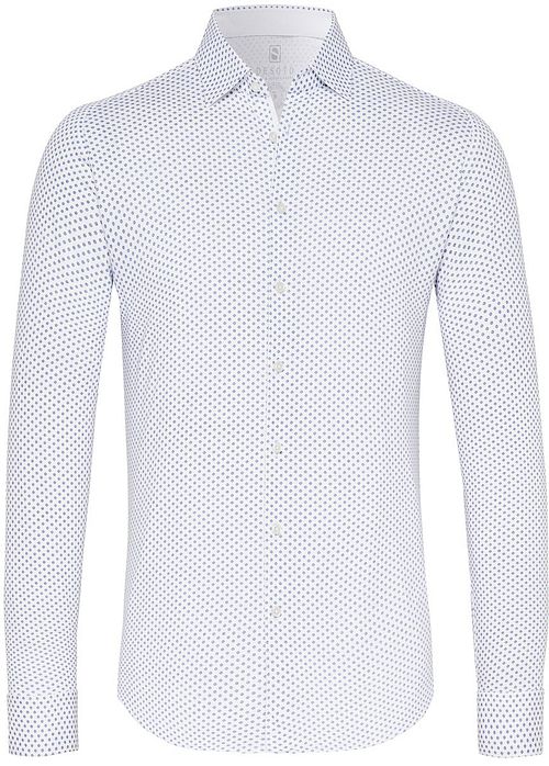 Desoto Skjorte Kent Grafisk Mønster Hvit Product