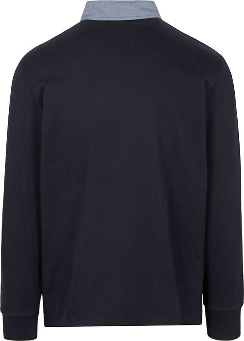 Gant Heavy Rugger Shield Polo Navy Product / Achterkant