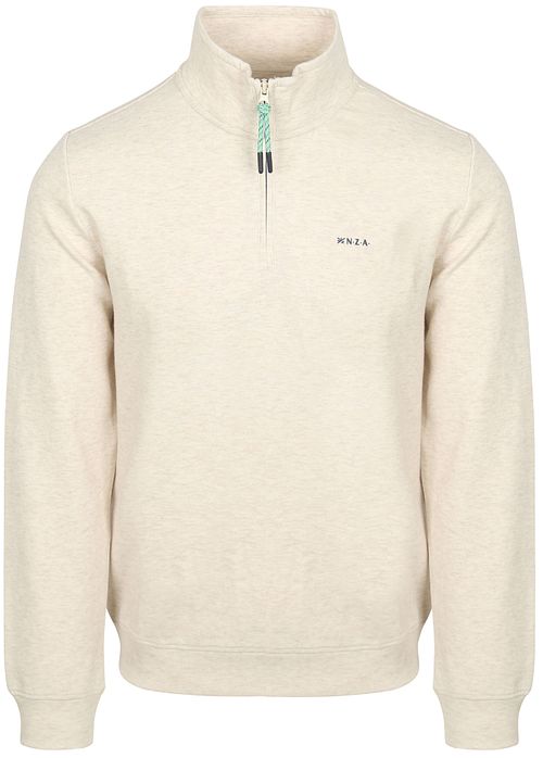 Jersey half-zip Cesar de NZA en beige Product