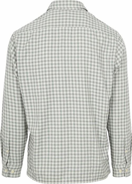 Koszula w kratę Marc O'Polo zielona Product / Achterkant