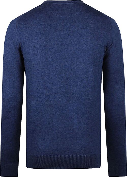 Jersey McGregor de mezcla de merino azul marino Product / Achterkant