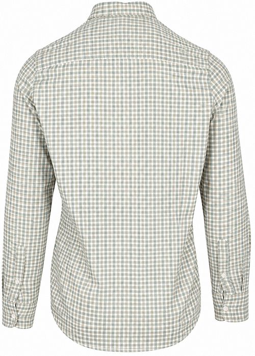 NZA Hemd BD Clive Twill Check Ranger Grün