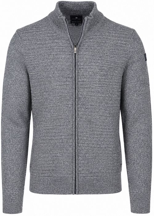 State of Art Grey Zip Cardigan Product