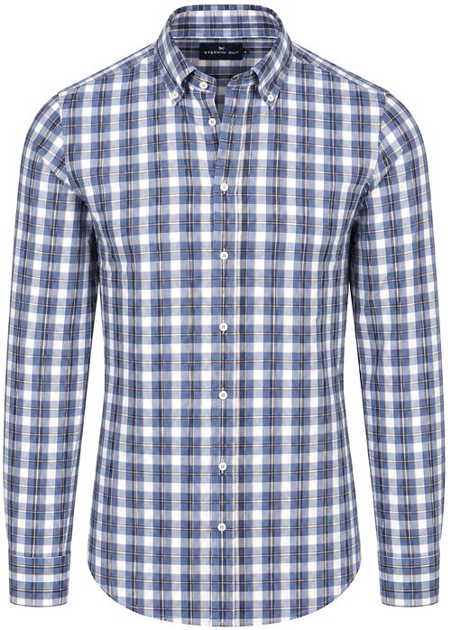 Steppin' Out Camicia A quadri Blu