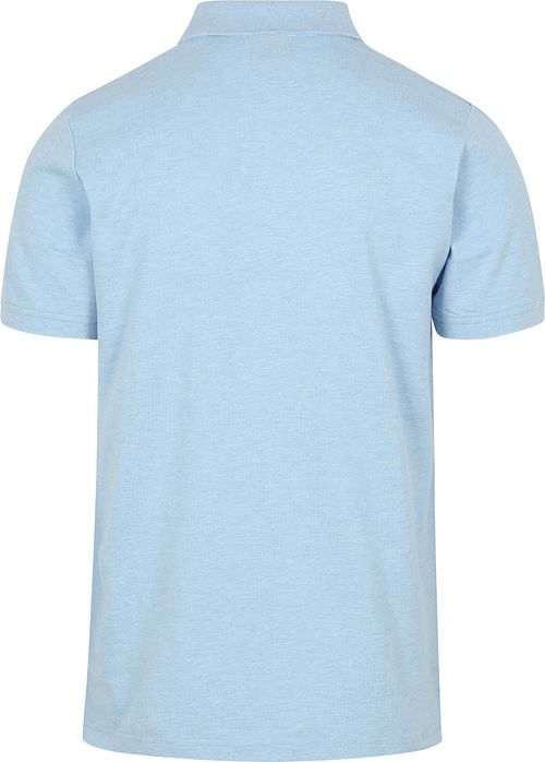 Suitable Mang Poloshirt Hellblau Product / Achterkant