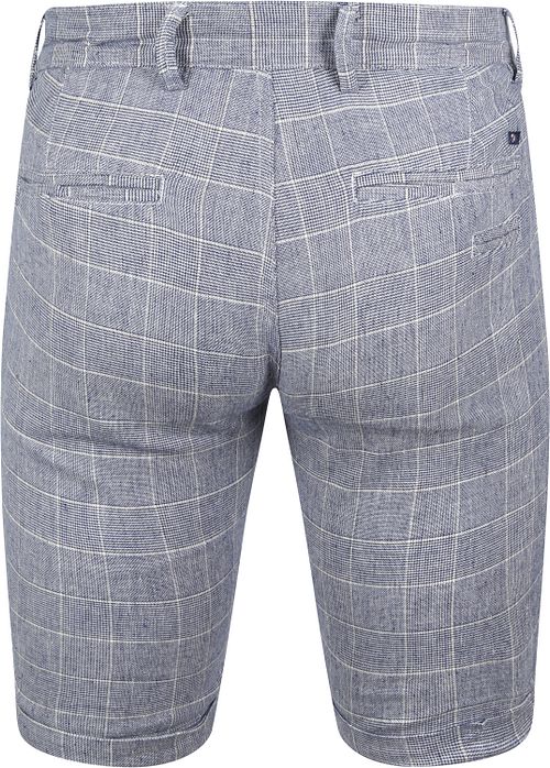 Suitable Don Short Bleu A Carreaux Product / Achterkant