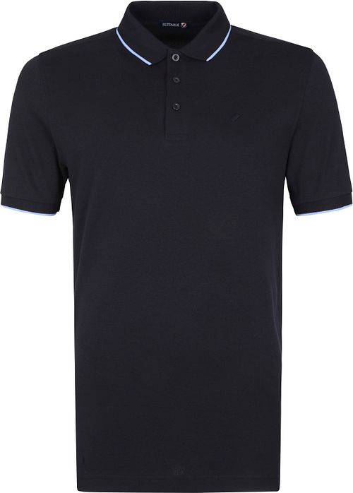 Suitable Poloshirt Tip Ferry Navy Blauw Product
