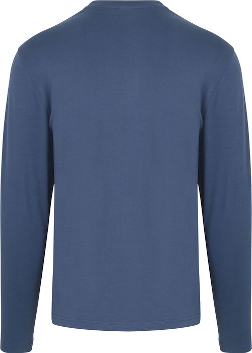 Suitable Respekt Långärmad Tung t-shirt Mörkblå Product / Achterkant