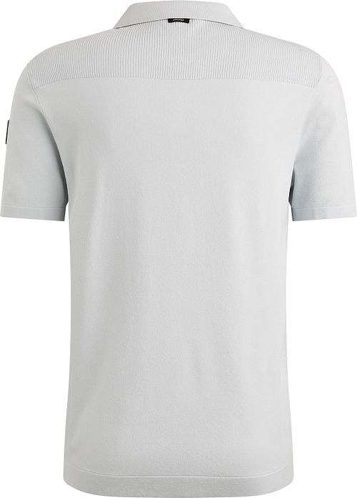 Vanguard Poloshirt Half-Zip Lyseblå Product / Achterkant