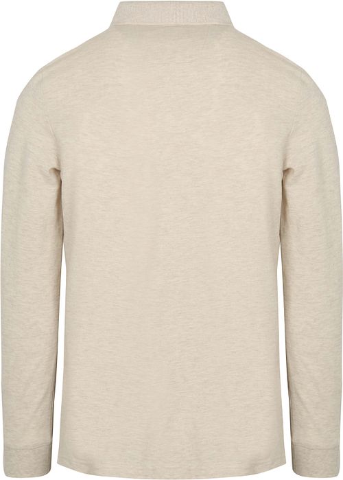 NZA Longsleeve Polo Marshall Light Cream Product / Achterkant