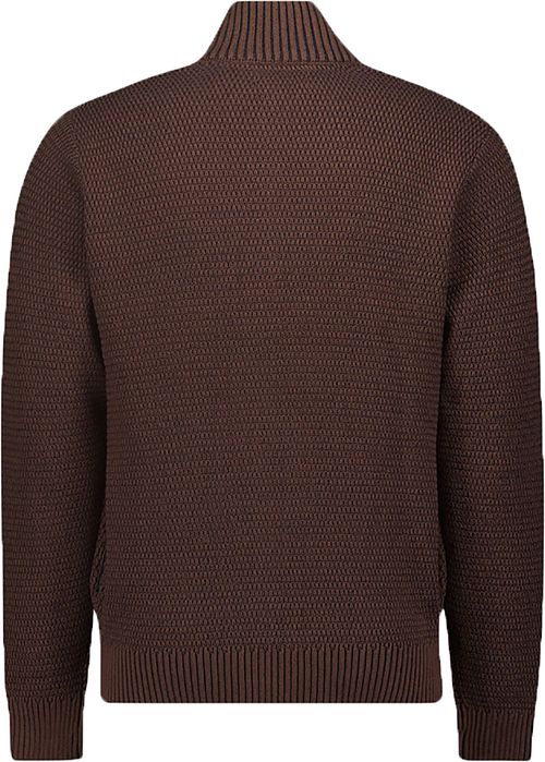 No Excess vest med lynlås brun Product / Achterkant