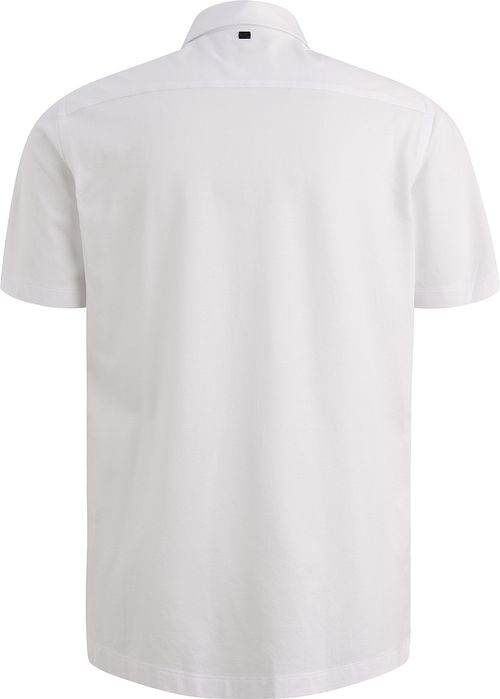 Camicia Vanguard a maniche corte in jersey bianco Product / Achterkant