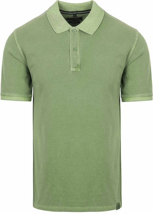 CASAMODA Polo Piqué Garment Dye Grün Product