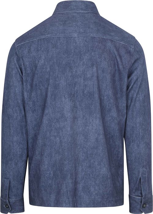 DESOTO Hemdjacke Cord Optics Blau Product / Achterkant