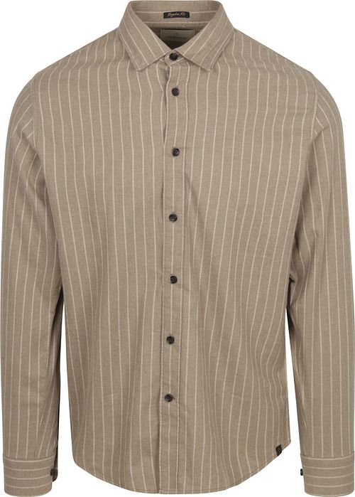 Dstrezzed Overhemd Anthony Streep Beige Product