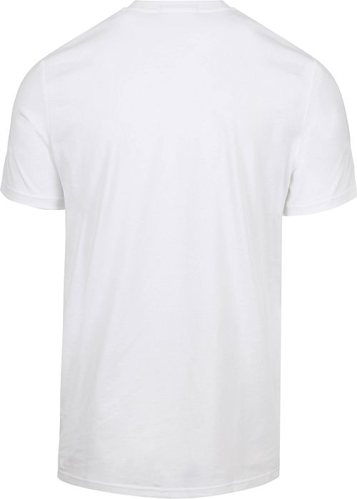 Camiseta Fred Perry M4580 Blanco Product / Achterkant