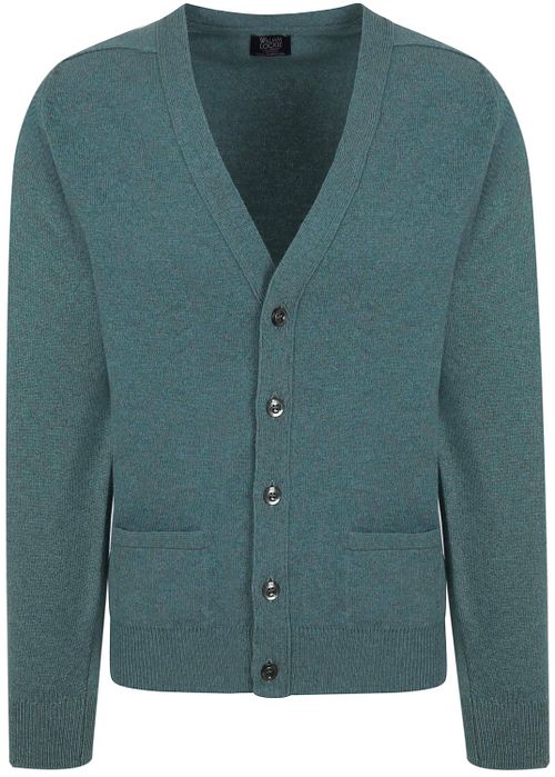 Gilet in lana d’agnello William Lockie blu Product