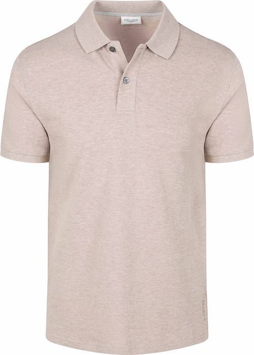 Koszulka polo piqué Profuomo w kolorze beżowym Product