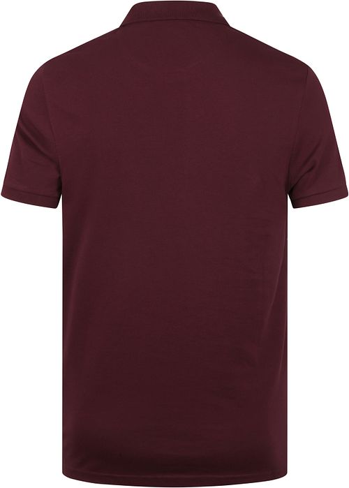 Lyle and Scott Polo i bordeaux Product / Achterkant