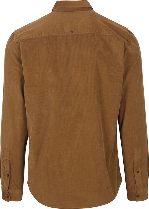 Camicia in velluto a coste No Excess marrone Product / Achterkant