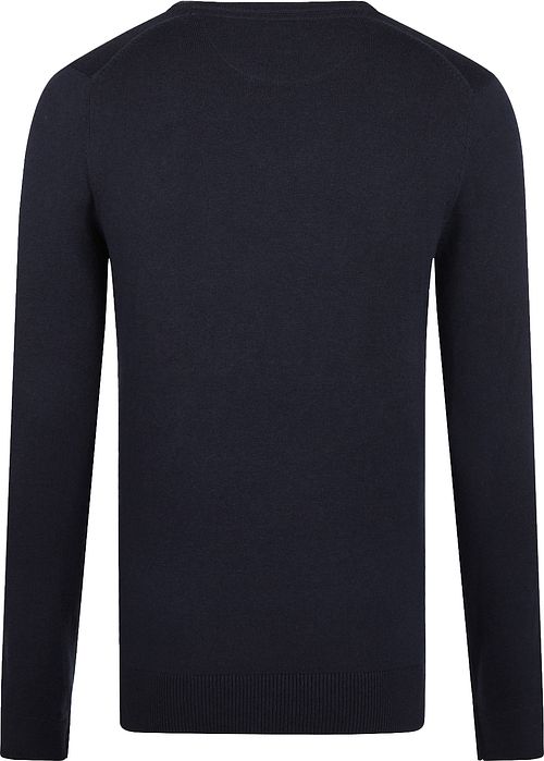 Sweter McGregor z mieszanki wełny merino, granatowy Product / Achterkant