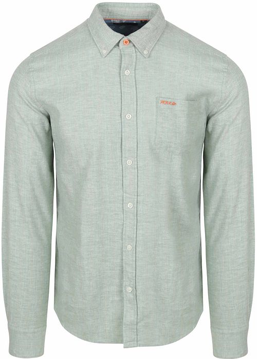NZA Skjorte Cody Linned Blend Grøn Product