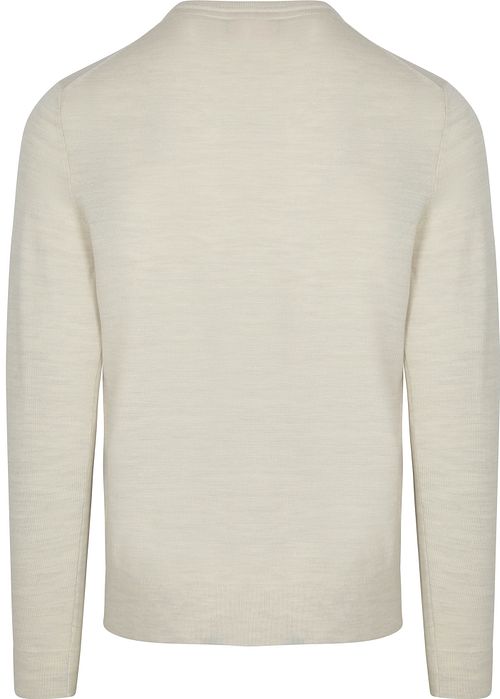 Passande Merino Pullover Ecru Product / Achterkant