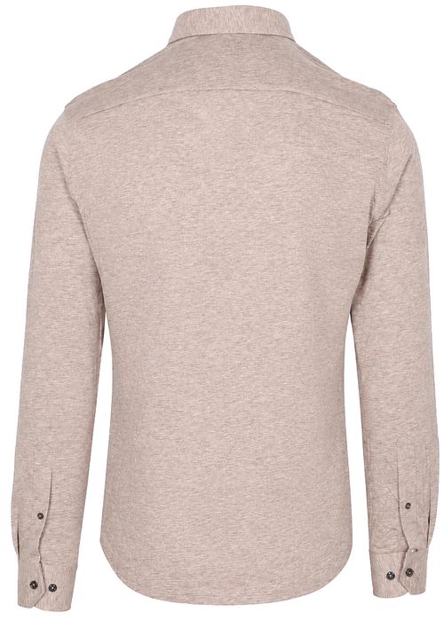 R2 Camicia Polo Shirt Jersey Beige Product / Achterkant