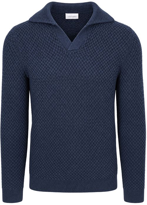 Suitable Sweater Riva Heavy Structure Brown