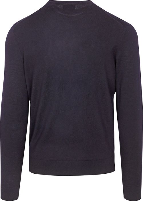 Suitable sweter z wełny merino w kolorze granatowym Product / Achterkant