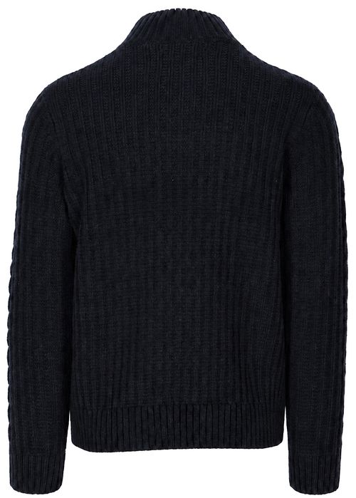 Superdry Half Zip Pullover Jacob Cable Navy Product / Achterkant