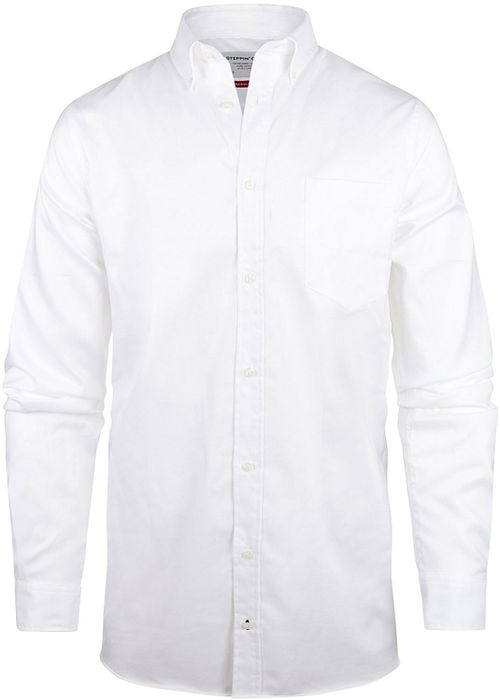 Camicia twill bianca Steppin' Out Extra Long Sleeves Product